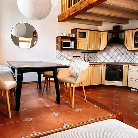 Velky Rodinny S Terasou Na Namesti V Treboni Apartment